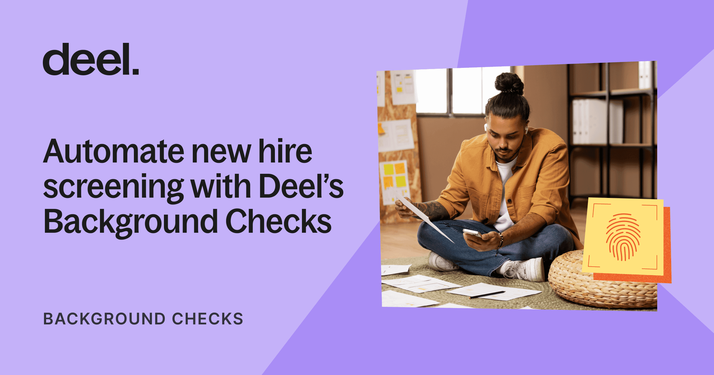 Employee background check services deel
